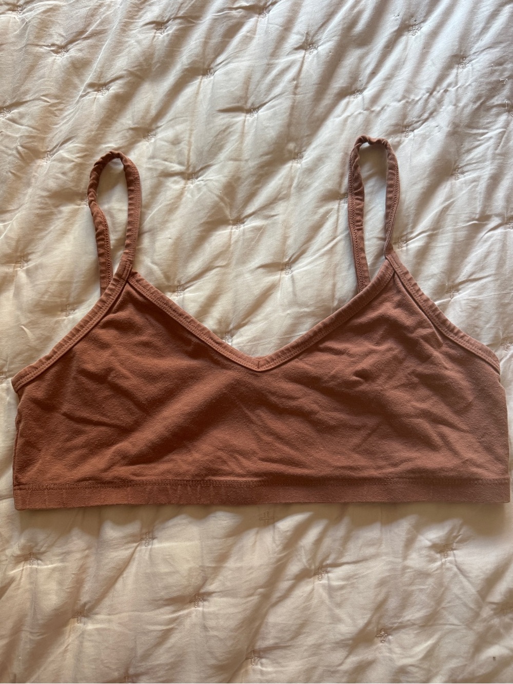 🌿 Jungmaven Organic Hemp/Cotton Bralette XL Limited Edition Dusty Terracotta